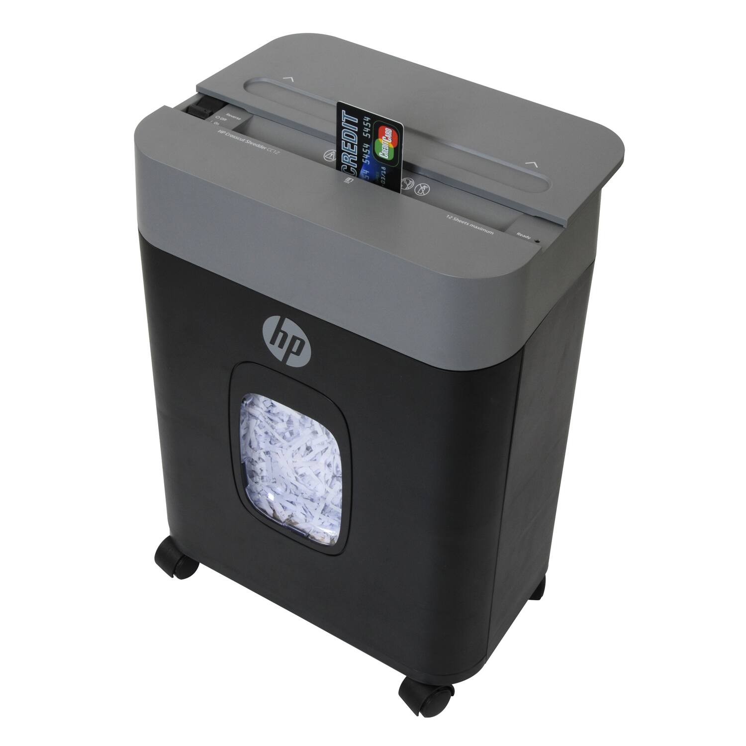 Alt View 18. HP - 12 Sheet Crosscut Paper Shredder.