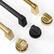 GOLD POLISHED BLACK MATTE 1H e BRONZE CHAMPAGNE e