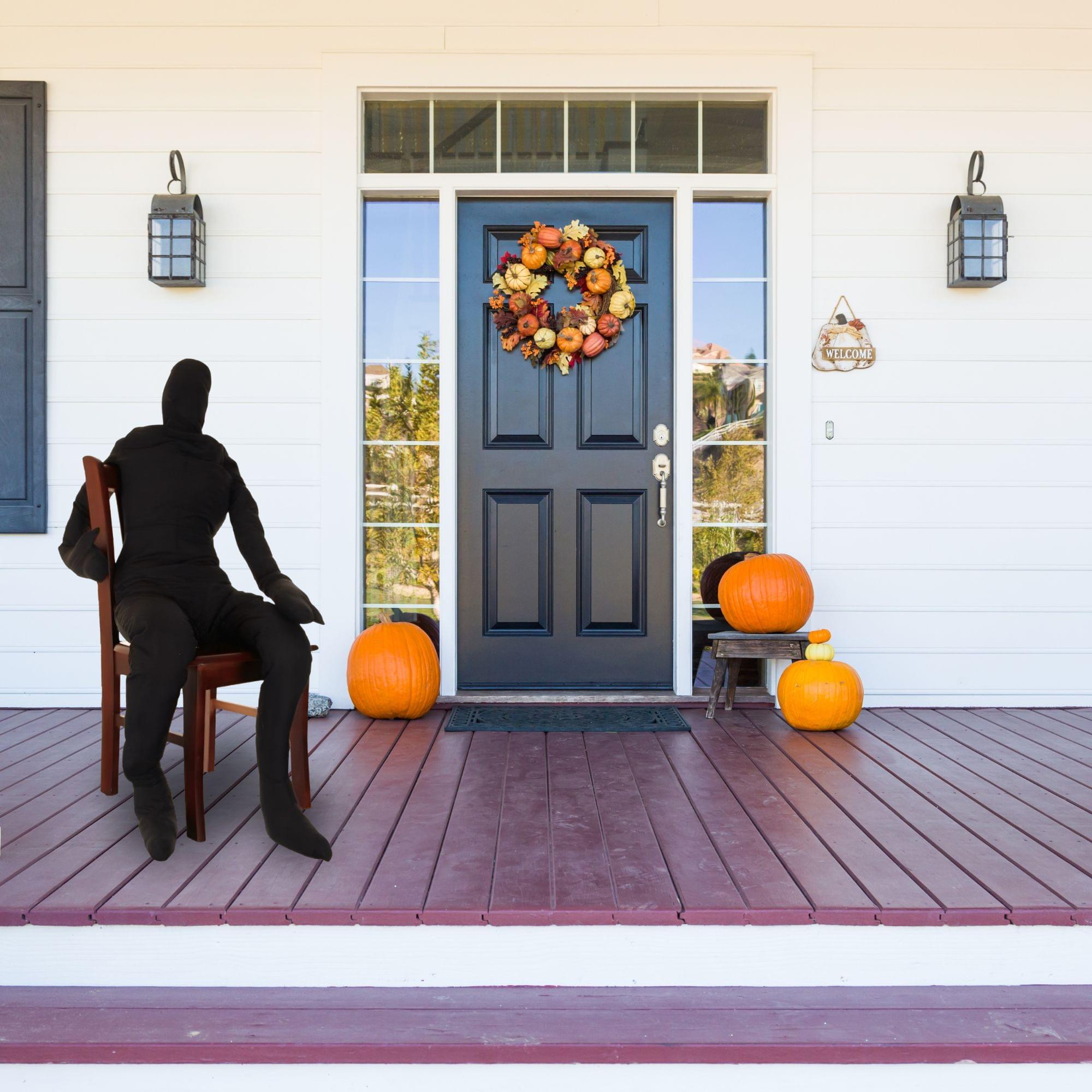 Alt View 2. Orion Costumes - Stuffed Dummy Decoration Prop - Black.