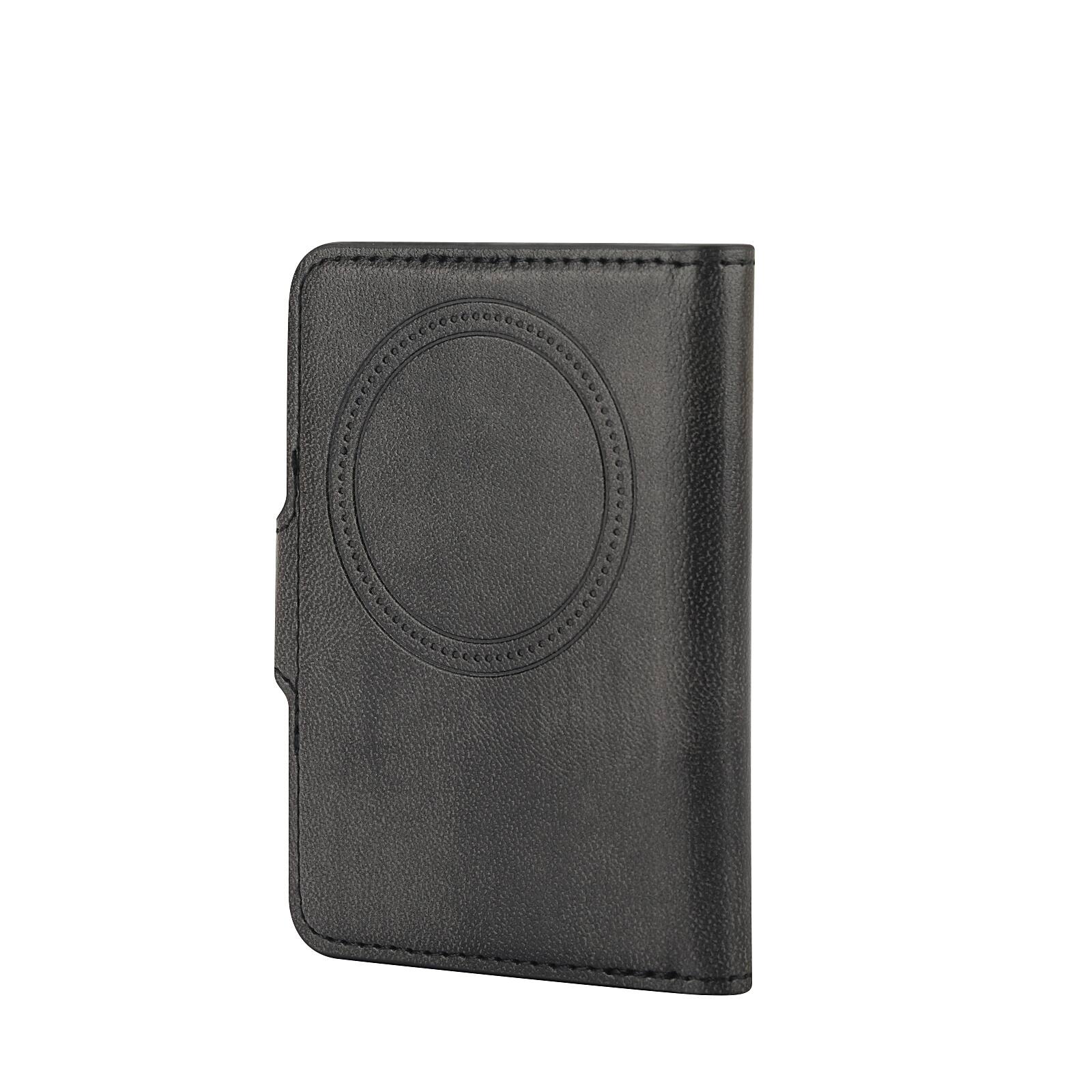 Alt View 3. Dteck - for Samsung Galaxy Z Fold8 Ultra 2-in-1 Wallet Case w/ Card Holder,Shockproof PU Leather Flip Cover,Qi Wireless Charging - Black.