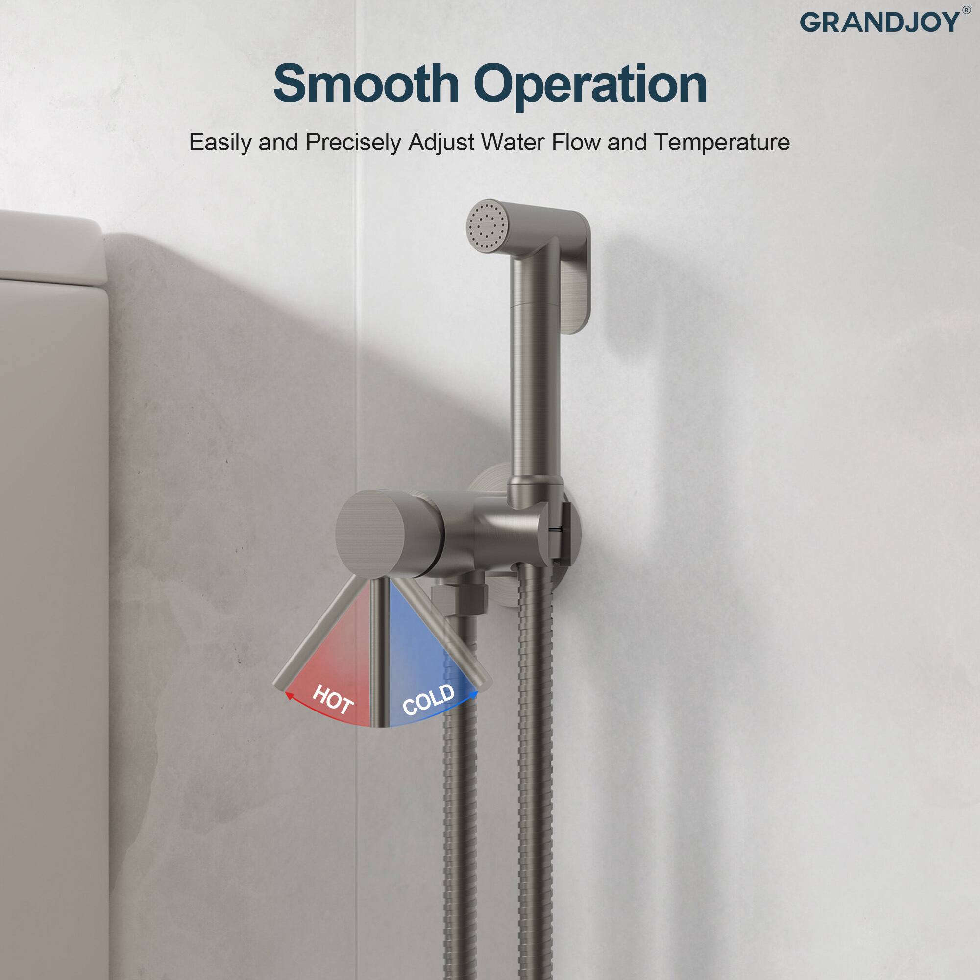 GRANDJOY

Smooth Operation

Easily and Precisely Adjust Water Flow and Temperature

HOT COLD