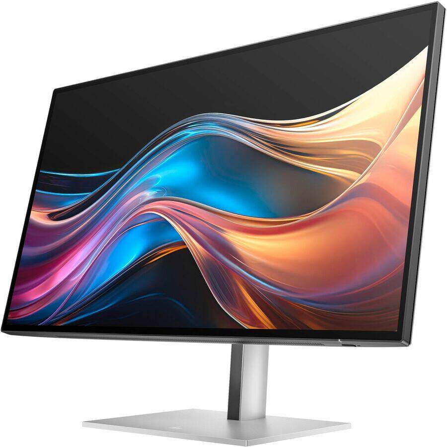 Alt View 4. HP - HP 727pq 27" Class WQHD LED Monitor - 16:9 - Natural Silver - 27" Viewable - In-plane Switching (IPS) Black Technology - Black.