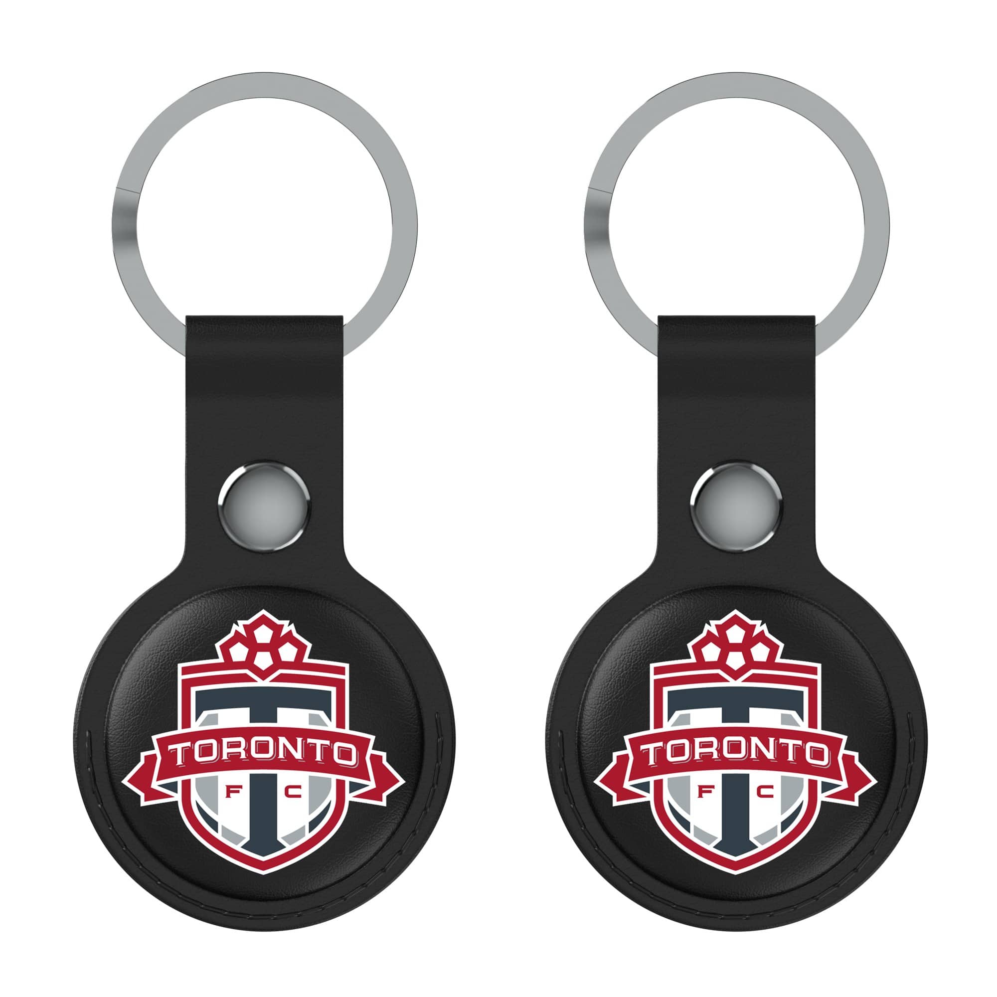 Keyscaper - Toronto FC Toronto FC Two-Pack Insignia AirTag Holders - No Size - Black