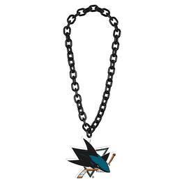 WinCraft - San Jose Sharks Big Chain Logo Necklace - Multicolor