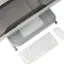 Alt View 13. Mind Reader - Monitor Stand, Ventilated Laptop Riser, Desktop Organizer, Metal, 14.5"L x 11.25"W x 4.25"H, Set of 2 - Silver.