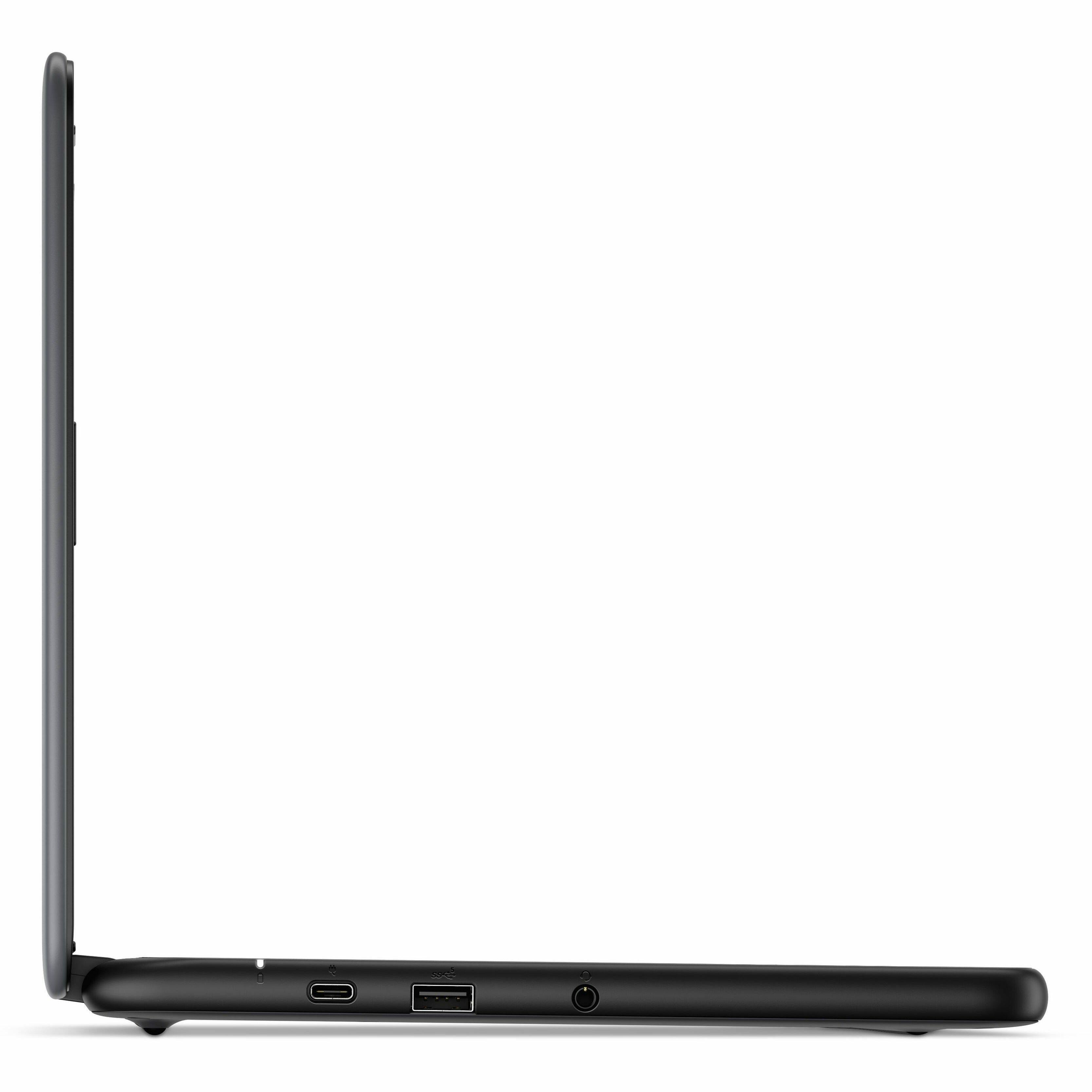 Alt View 8. Dell - Dell Chromebook 3000 3120 11.6" Clamshell Chromebook - HD - 60 Hz - Intel N100 - 4 GB - 64 GB Flash Memory - English - Gray.