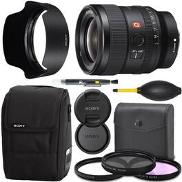 Bundle - Sony - FE 24mm f/1.4 GM Full Frame Lens with AOM Pro Starter