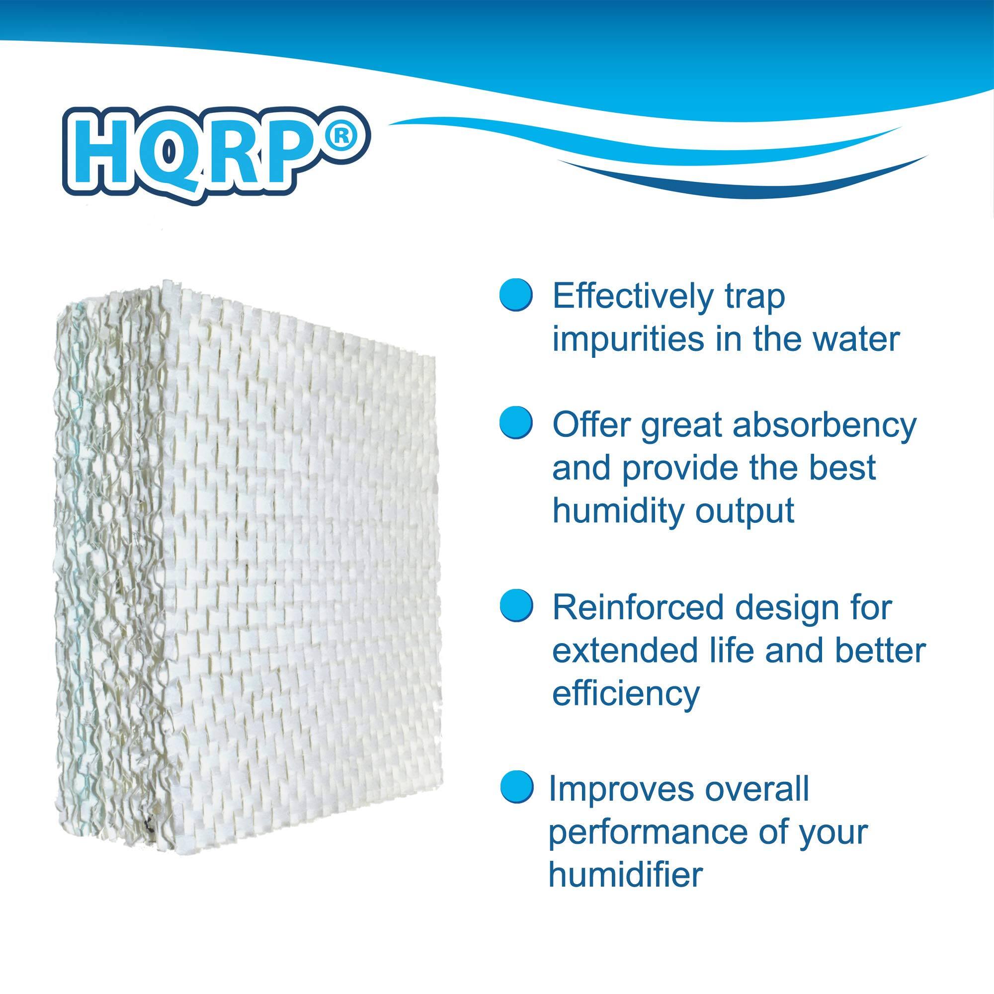 HQRP®

- Effectively trap impurities in the water
- Offer great absorbency and provide the best humidity output
- Reinforced design for extended life and better efficiency
- Improves overall performance of your humidifier