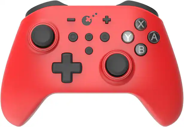 Front. Zen Pro - Nintendo Switch Zen Pro Wireless Controller: Red for Nintendo Switch - Red.