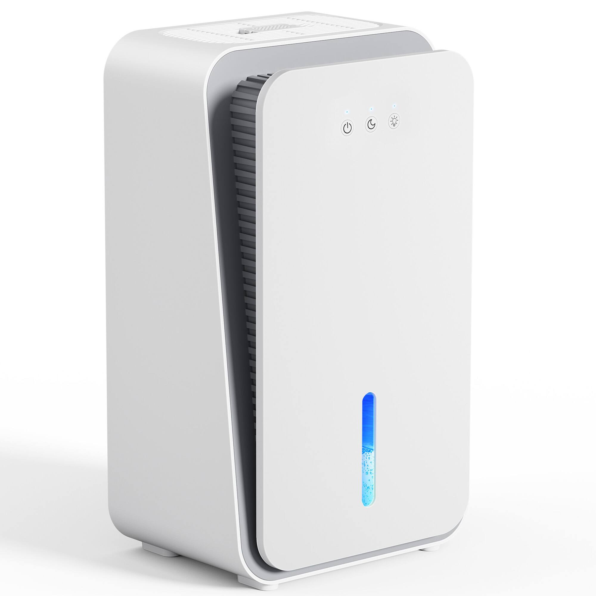 Front. Teendow - Teendow 1000 Sq.Ft Home Dehumidifier with Auto Shut-Off, Quiet Mode, Aromatherapy, LED Light - White.