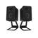 Alt View 3. Kanto - Elevated Desktop Speaker Stands for Midsize Speakers, Pair - Black.