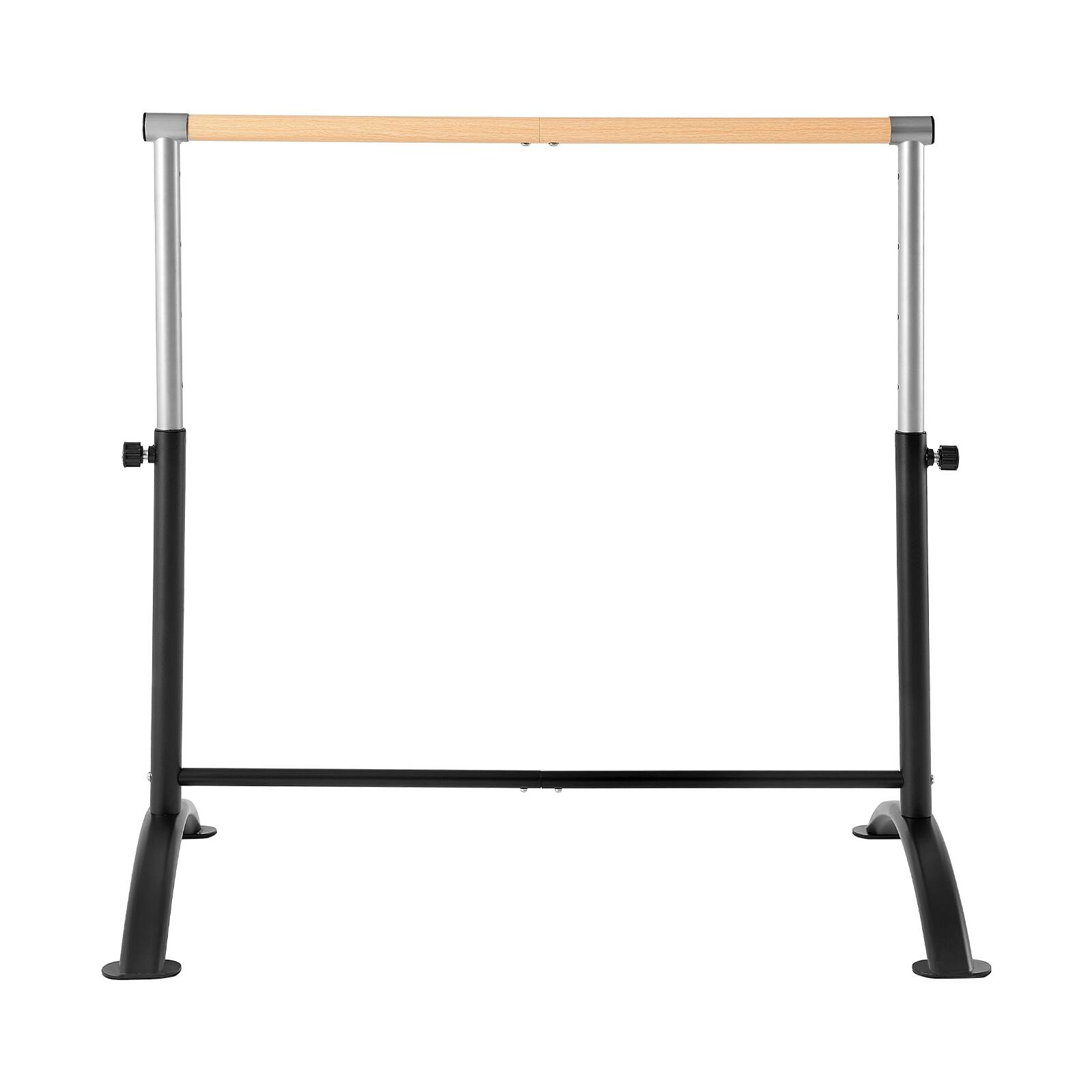 Alt View 5. VEVOR - Ballet Barre, 4 Ft Barre Bar for Home, Freestanding Portable Ballet Stretching Dance Bars, Height Adjustable Anti-Wobble - Black.