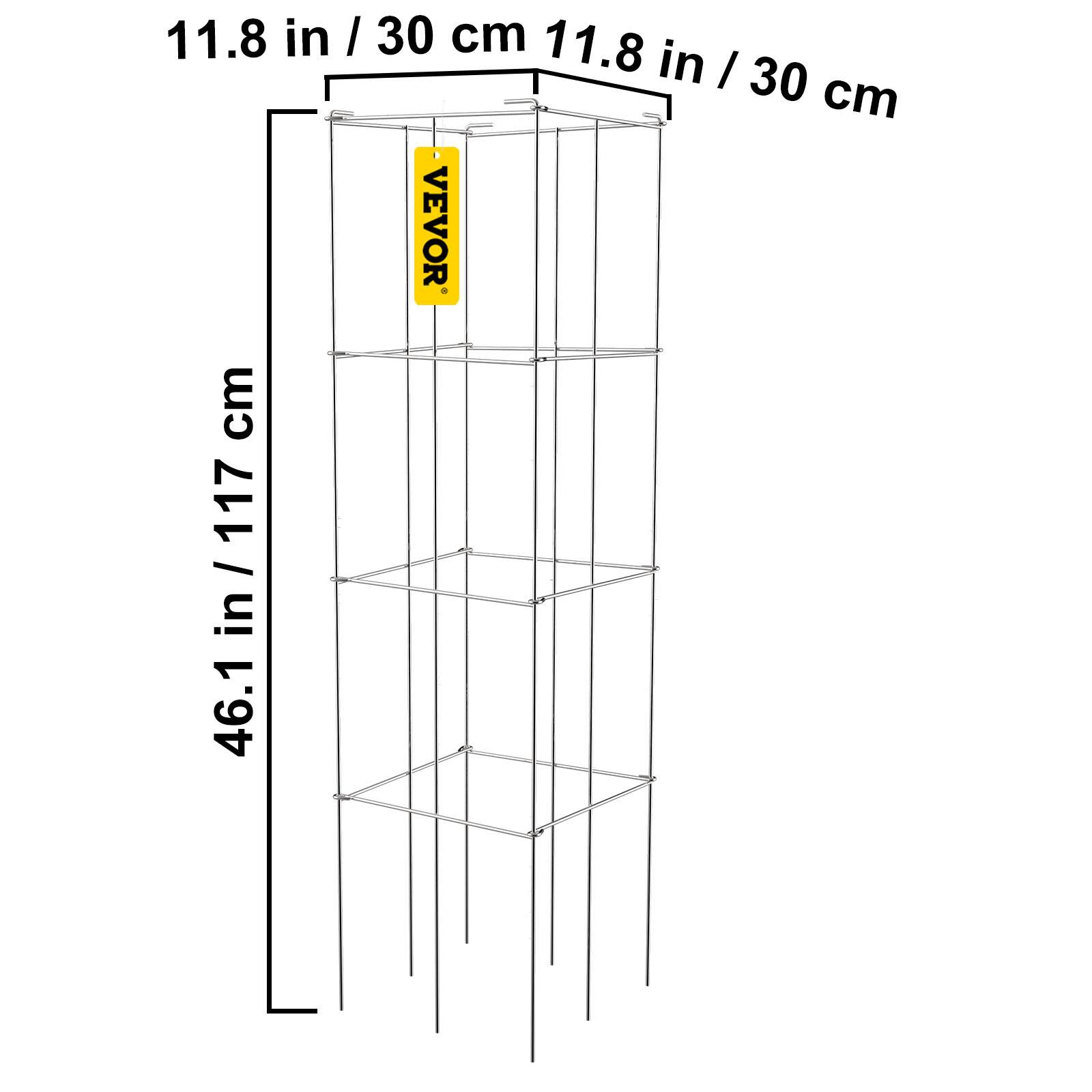 11.8 in / 30 cm, 11.8 in / 30 cm, VEVOR, 46.1 in / 117 cm, 46.1 in / 117 cm