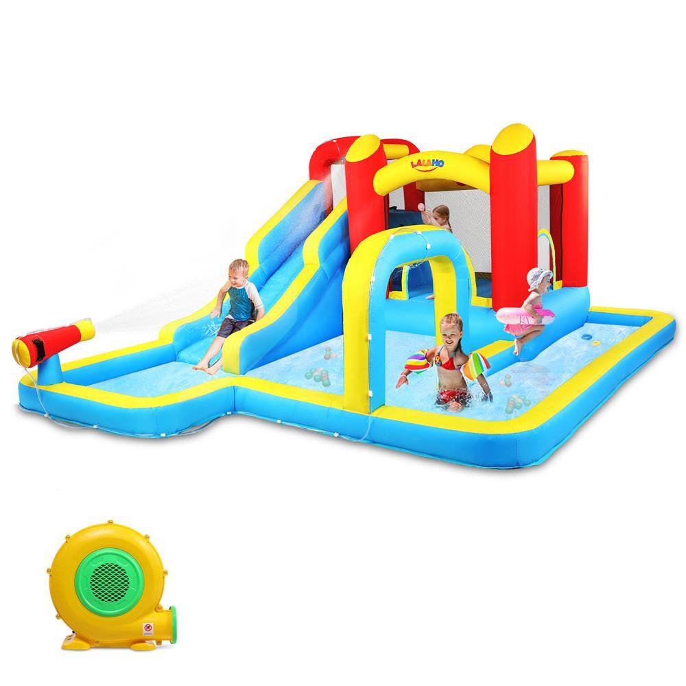 Winado - Inflatable Bounce House Water Slide Pool Kids Jumper Castle with Air Blower