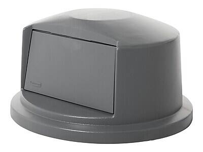 Alt View 3. RubberMaid - Brute Dome Indoor Lid Polyethylene, 32 Gal. - Gray.