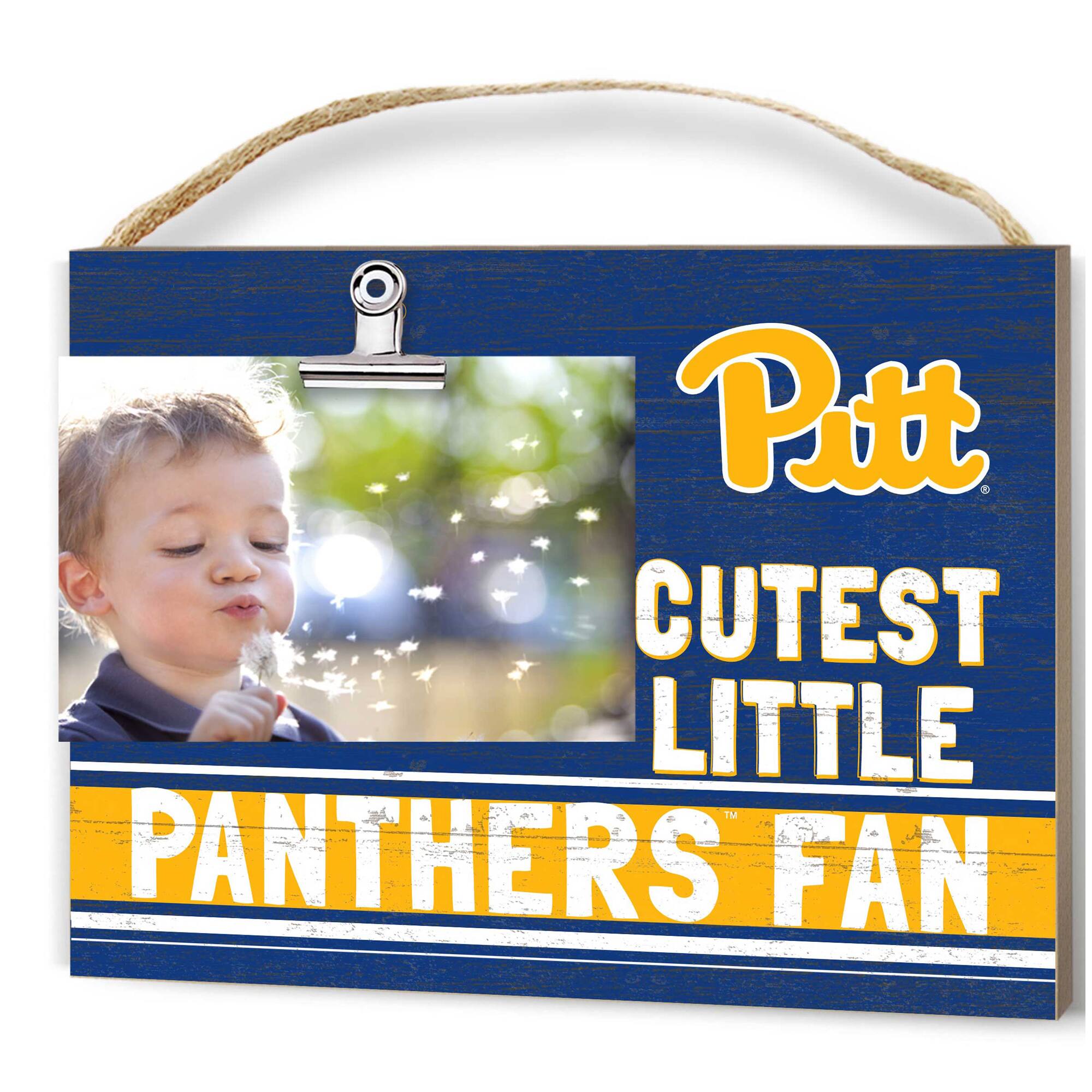 Pitt Panthers 8'' x 10'' Cutest Little Team Logo Clip Photo Frame