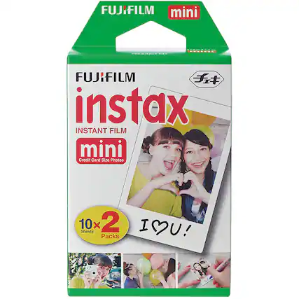 FUJIFILM instax
INSTANT FILM mini
Credit Card Size Photos
10x2 Sheets Packs
I ❤️ U!