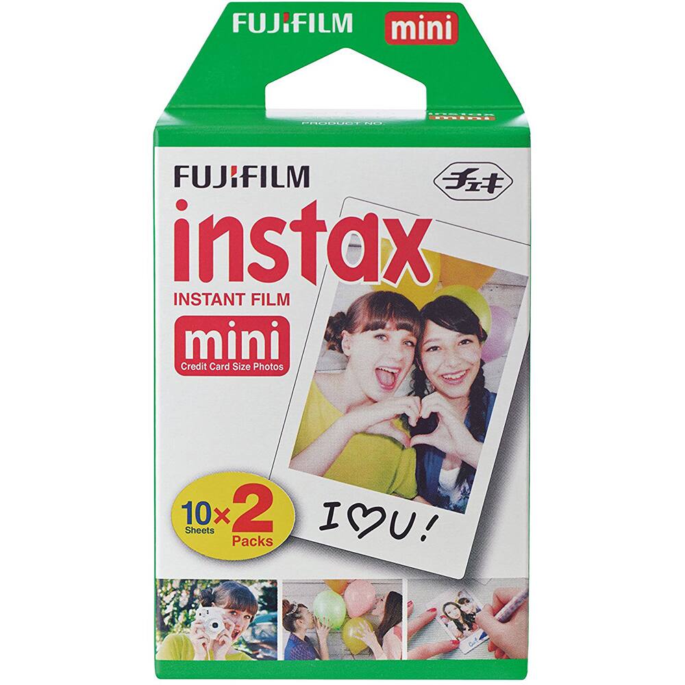 Fujifilm - Instax Mini Twin Pack Picture Format Instant Daylight Film (20 Shots) 16437396