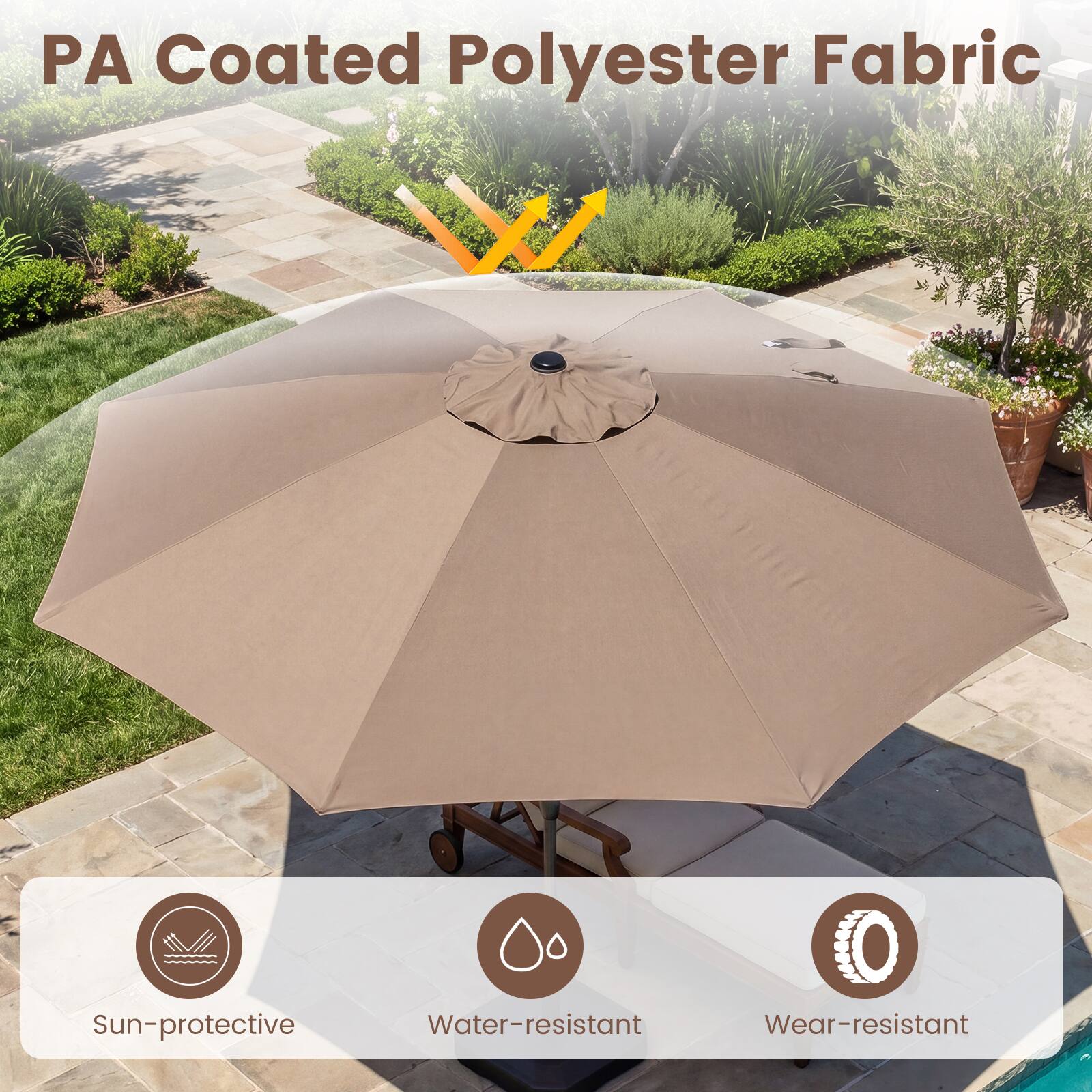 PA Coated Polyester Fabric

- Sun-protective
- Water-resistant
- Wear-resistant
