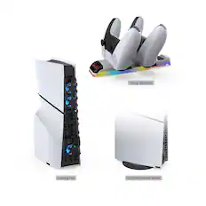 - Charging Stand
- Cooling Fan
- Vertical Console Stand