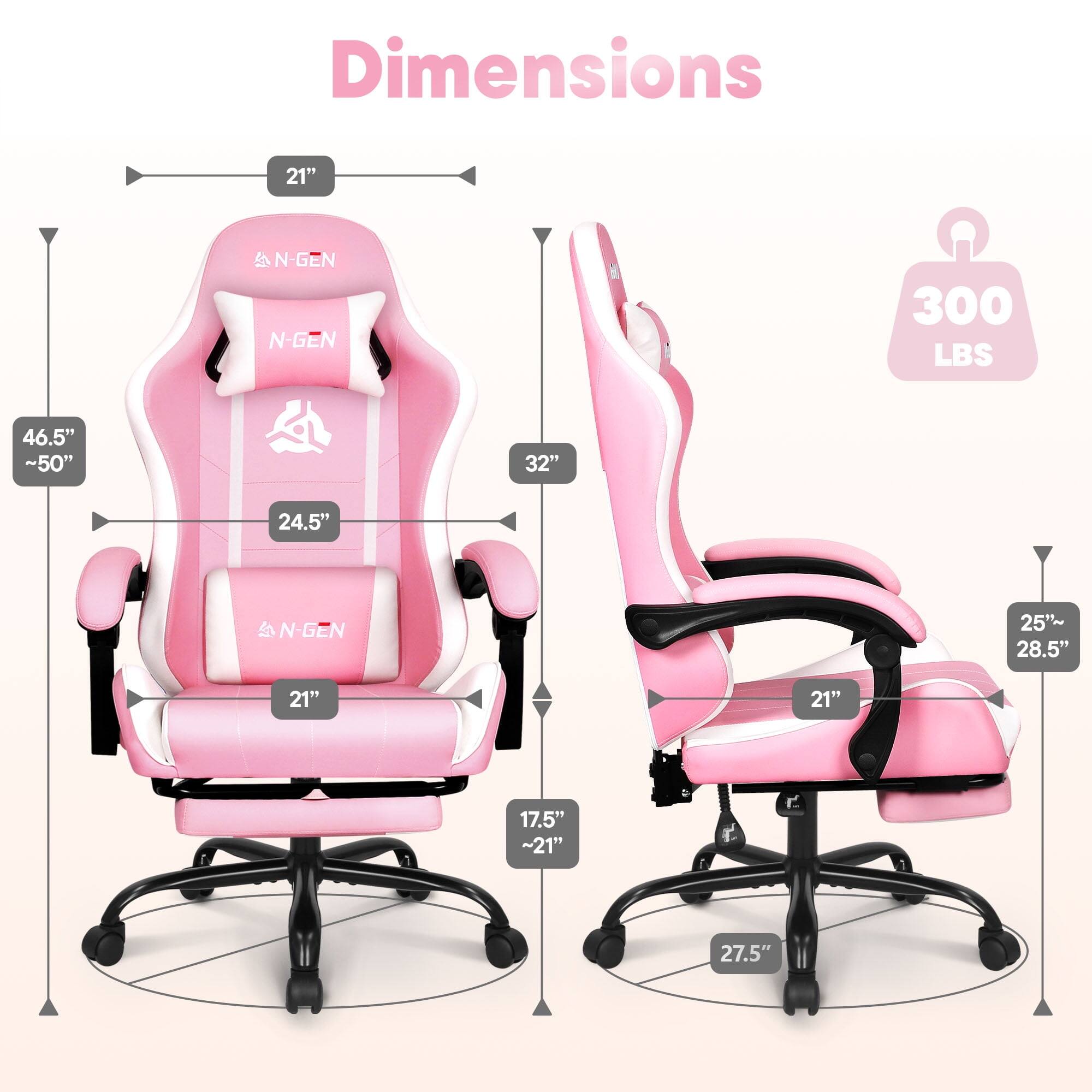 Dimensions  
21"  
N-GEN  
N-GEN A  
300 LBS  
46.5" ~50"  
32"  
24.5"  
N-GEN  
25" ~28.5"  
21"  
21"  
17.5" ~21"  
27.5"