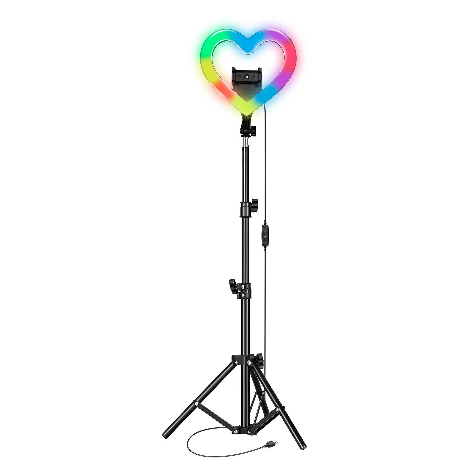 Supersonic - PRO Live Stream 10” Heart Ring Light with RGB