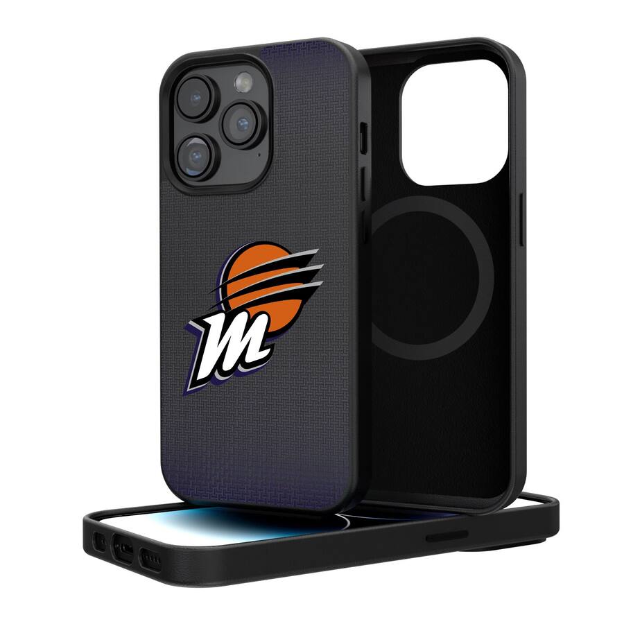 Wnba Phones Keyscaper WNBA Phoenix Mercury Linen Logo iPhone Magnetic Bump Case 14 ...