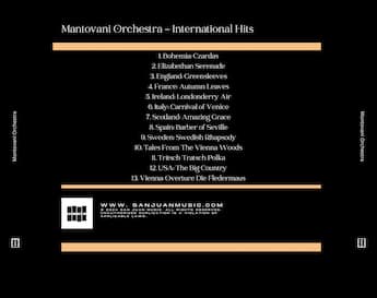 Mantovani Orchestra Mantovani Orchestra International Hits COMPACT Mantovani Orchestra Mantovani Orchestra International Hits COMPACT