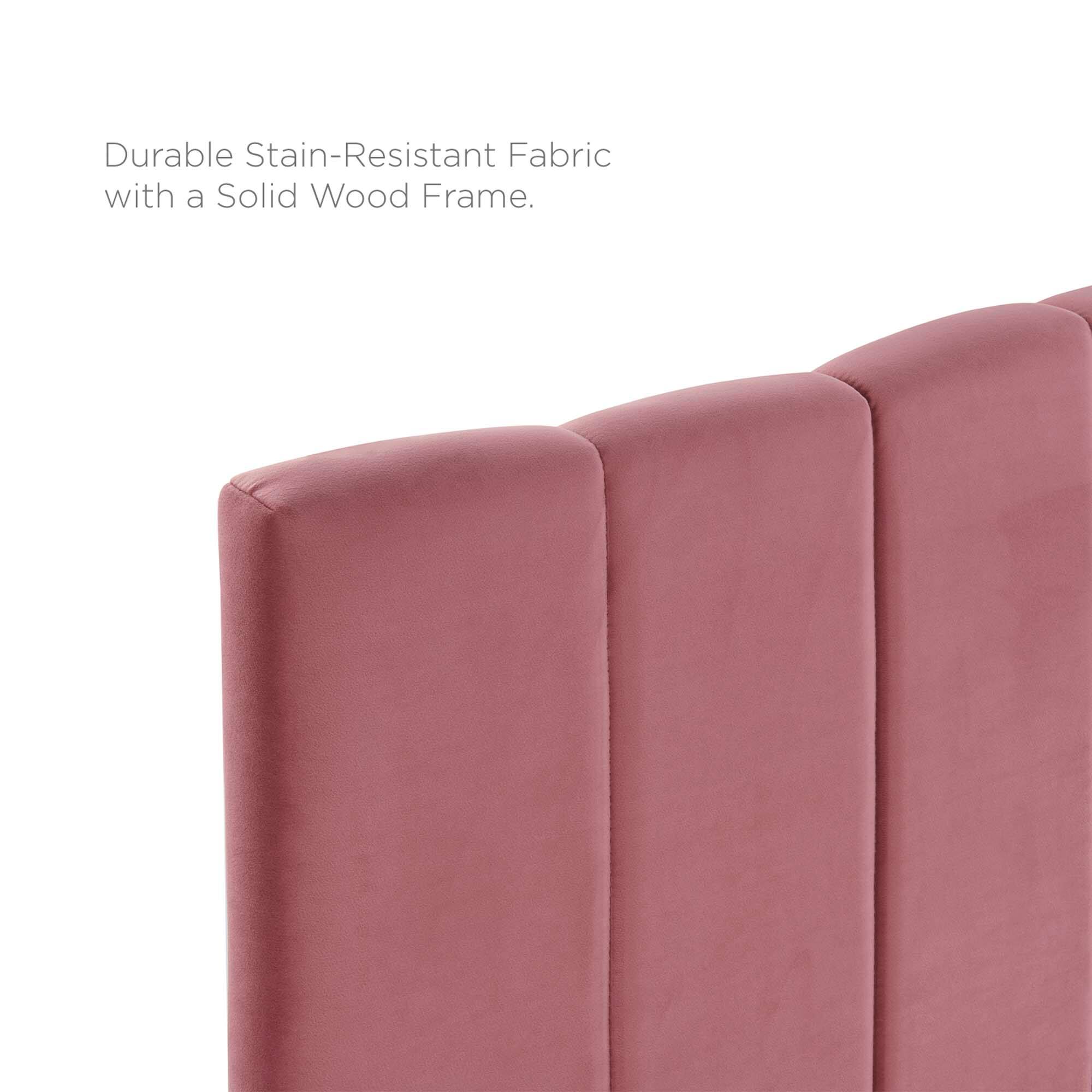 Durable Stain-Resistant Fabric with a Solid Wood Frame.