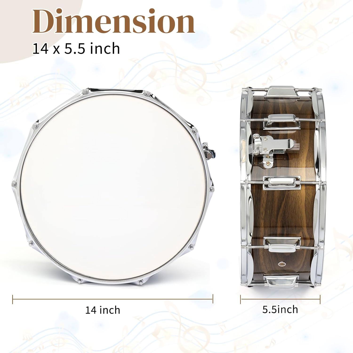 Dimension  
14 x 5.5 inch  

14 inch  
5.5 inch