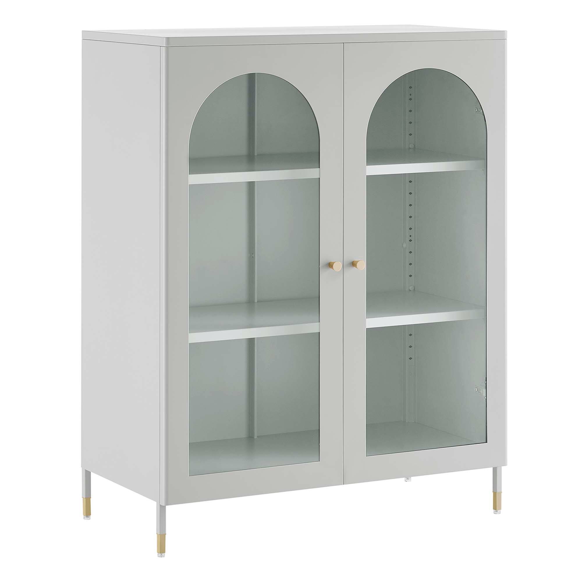 Angle. Modway - Archway Accent Cabinet by Modway - Light Gray.