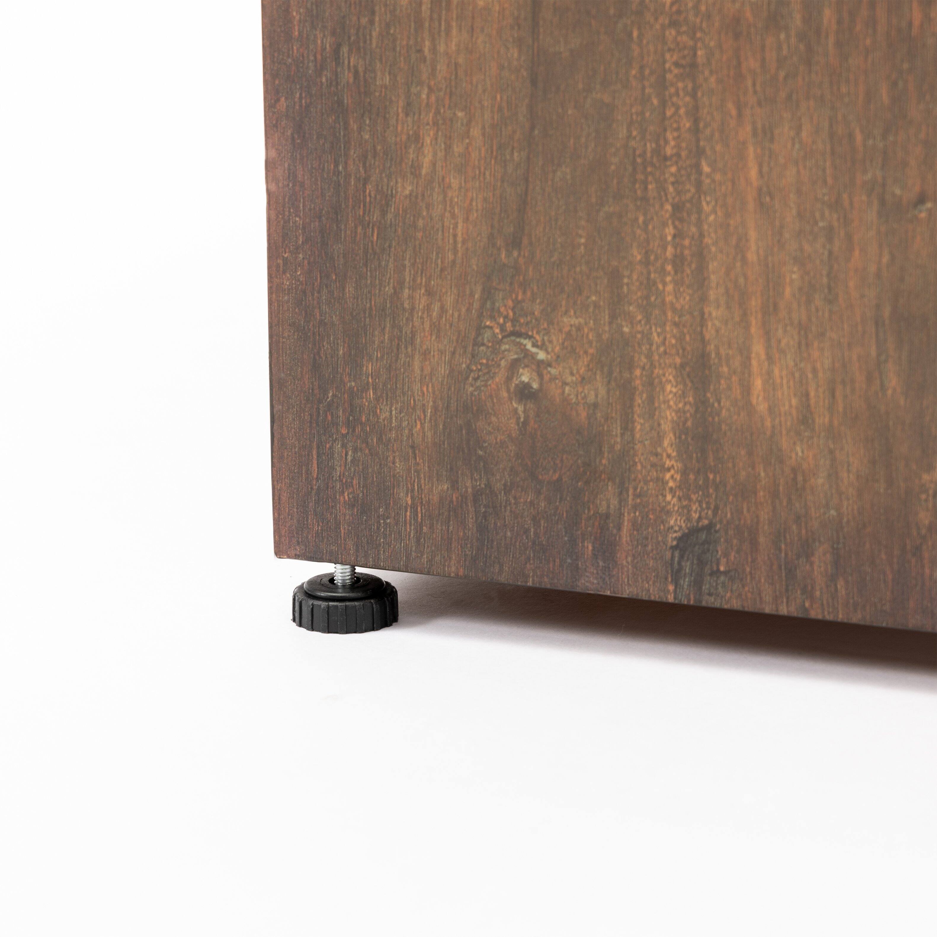 Alt View 6. Mondawe - Imitation wood grain Propane Tank Cover Table - Natural Wood.