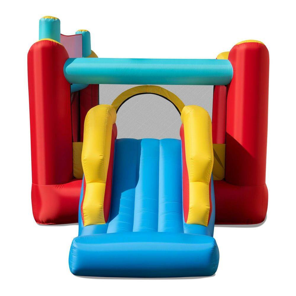 Alt View 2. Resenkos - 5-in-1 Ice Cream Inflatable Bounce House with Ball Pit & Slide - No Blower Included Outdoor Play Center.