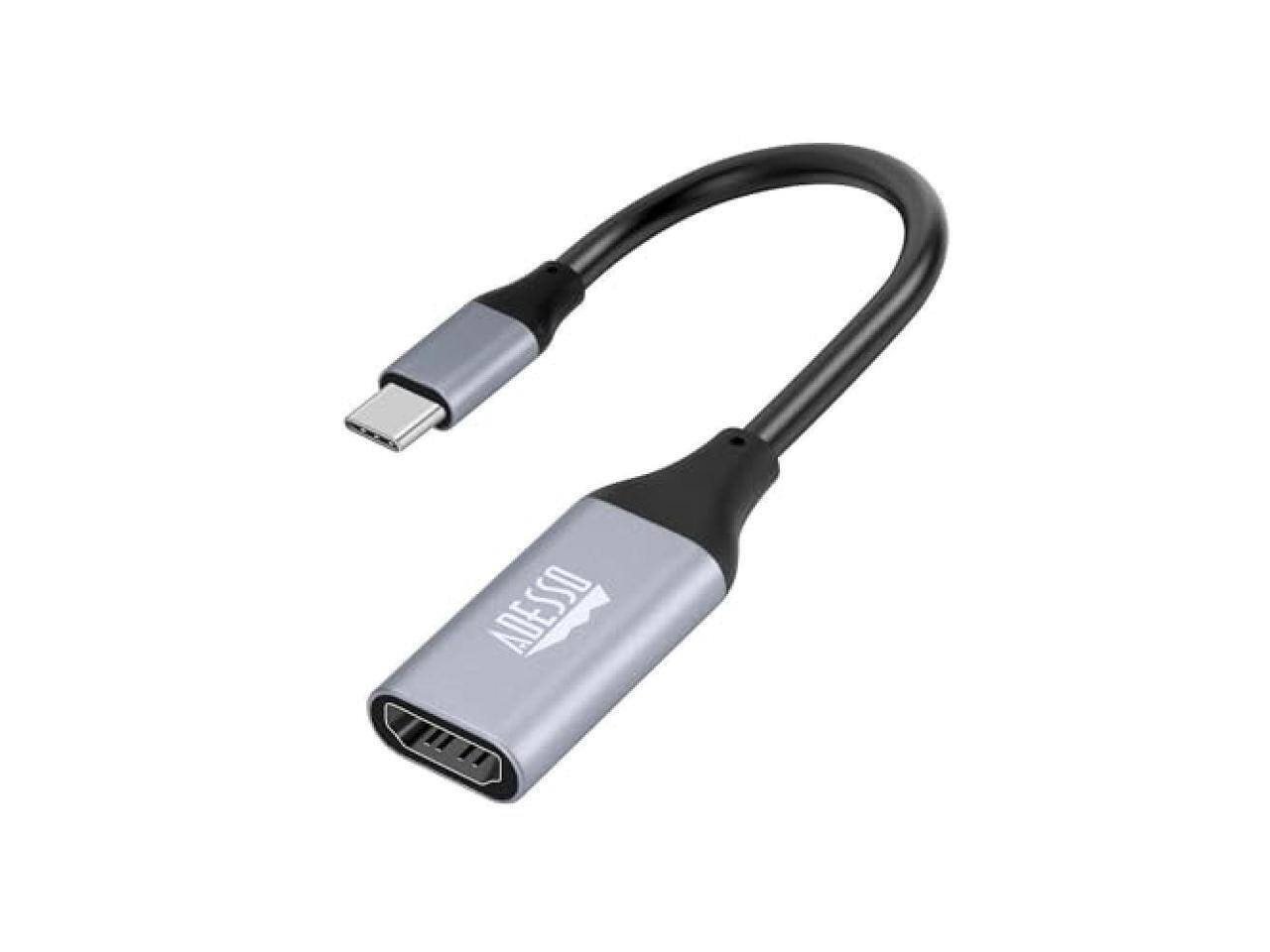 Alt View 8. Adesso - Adesso USB C To HDMI Adapter @4K/60Hz AUH5010 - Black.