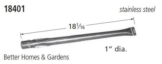 18401 stainless steel 18 1/16 Better Homes & Gardens 1" dia.