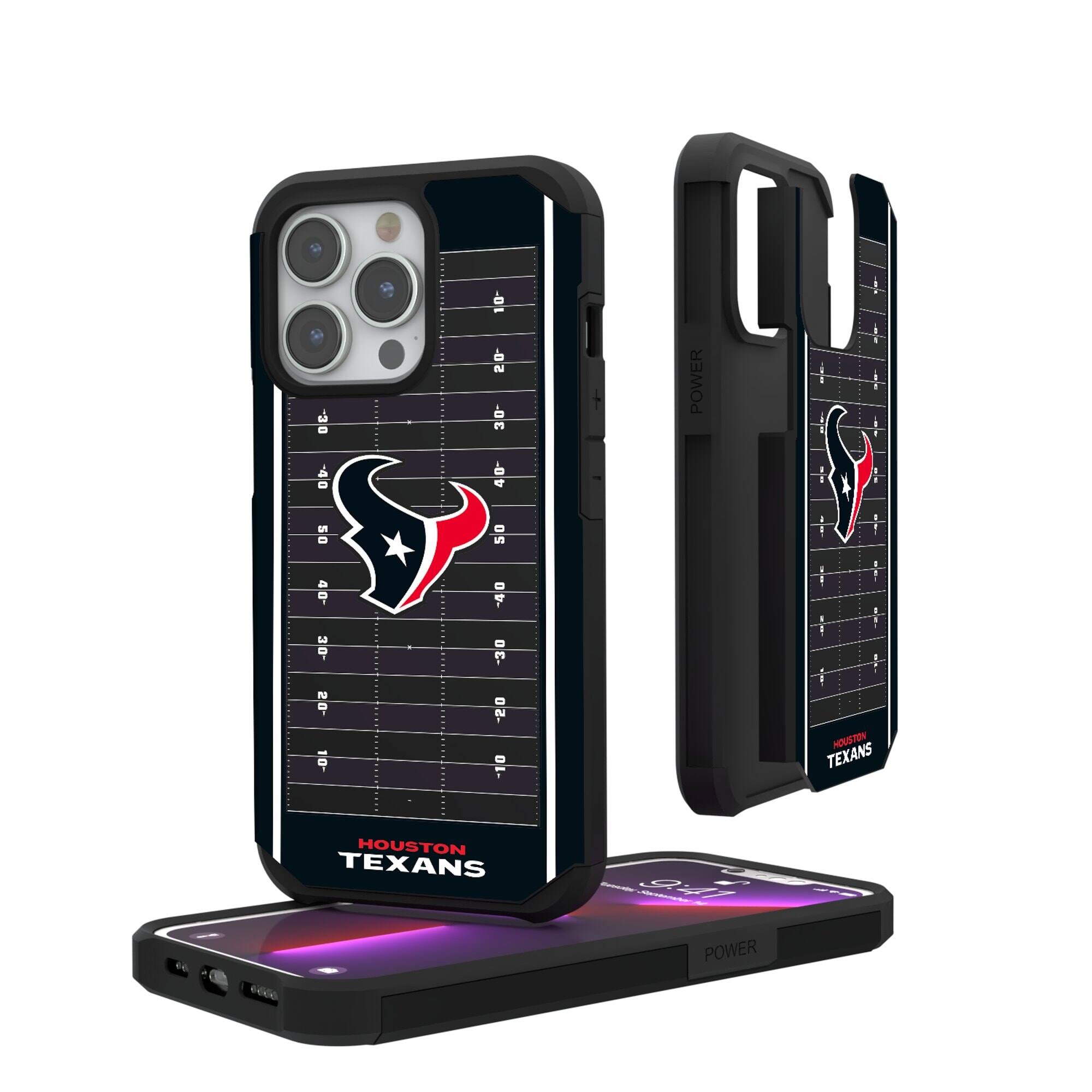 Sure, here is the corrected and grouped text from the image:

- DE 10- 20 30 POWER 1 -40 40 I 50
- HOUSTON TEXANS
- POWER
- HOUSTON TEXANS
