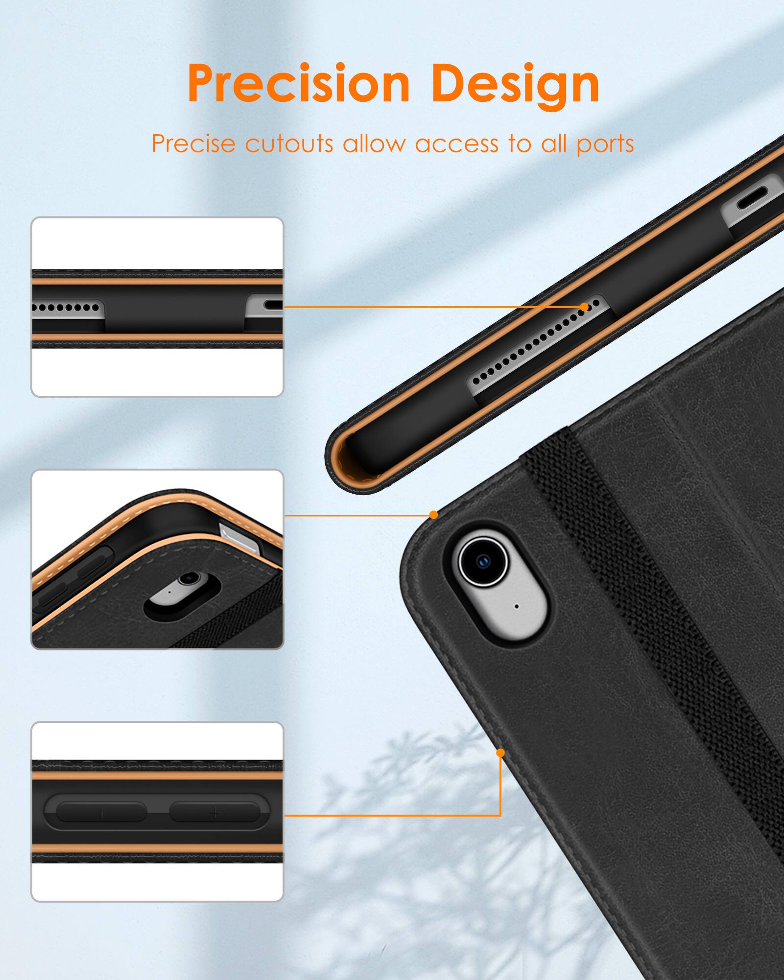 Precision Design  
Precise cutouts allow access to all ports