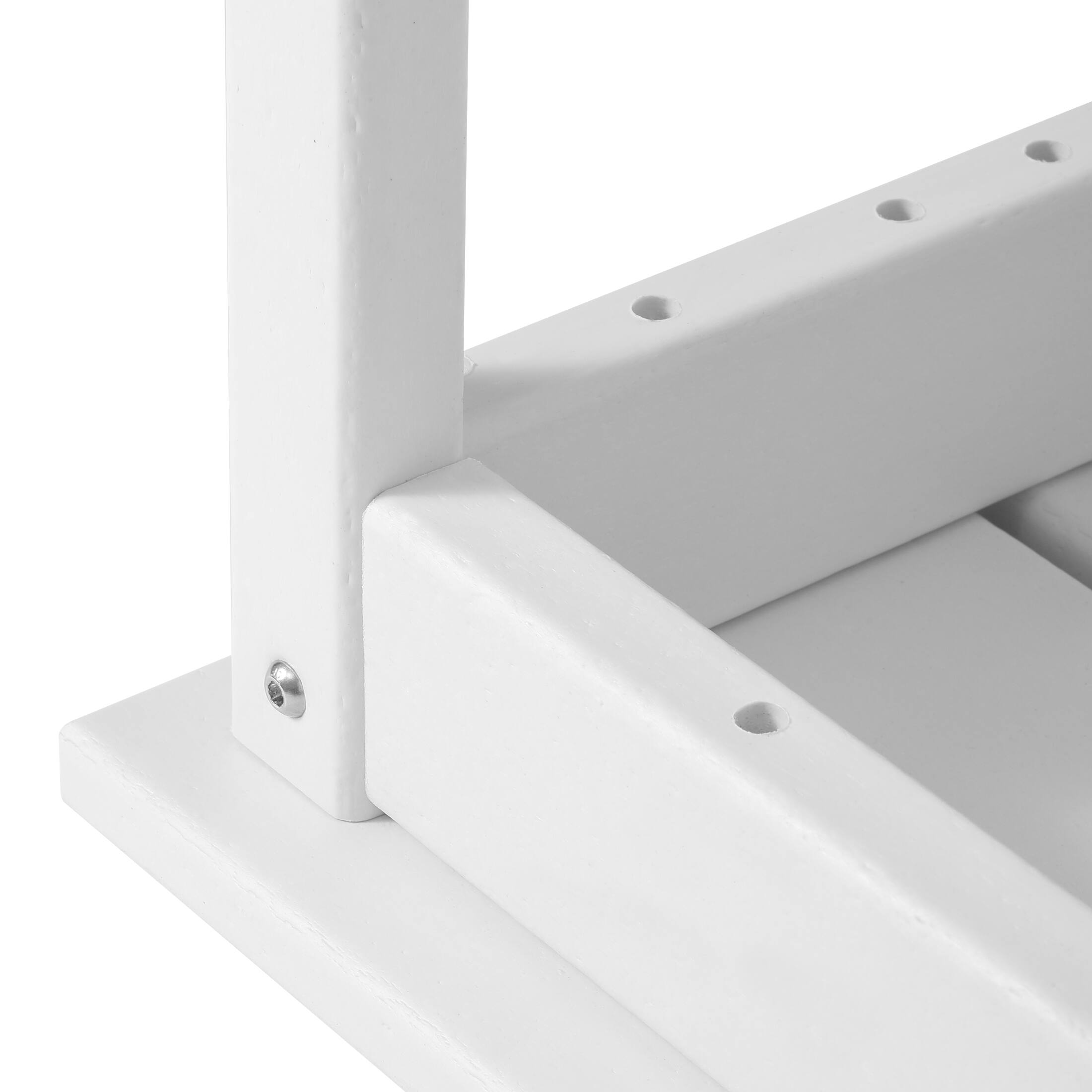 Alt View 4. WestinTrends - WestinTrends Malibu 35" length outdoor Coffee table for Adirondack chair - White.