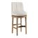 Alt View 11. OSP Home Furnishings - Rowan 2-Pack Swivel Barstool - Linen/Medium Oak.