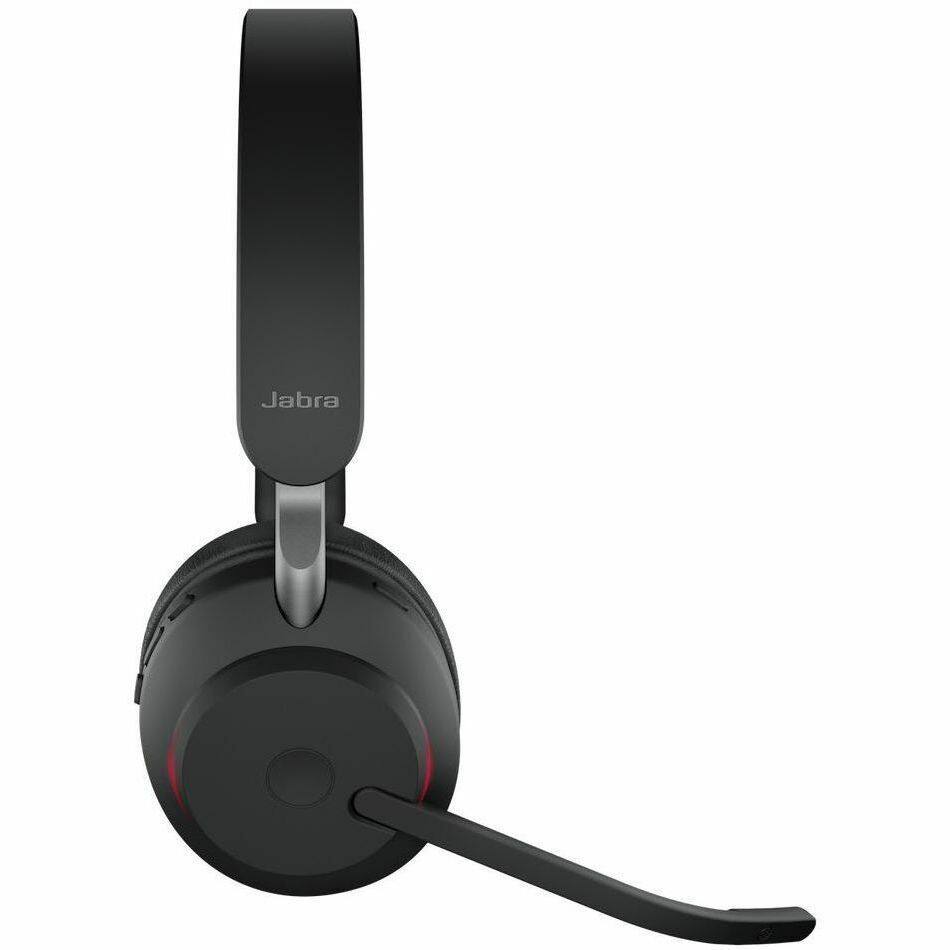 Alt View 1. Jabra - Jabra Evolve2 65 Headset - Microsoft Teams Certification - Stereo - Wireless - Bluetooth - 98.4 ft - On-ear - Blue.