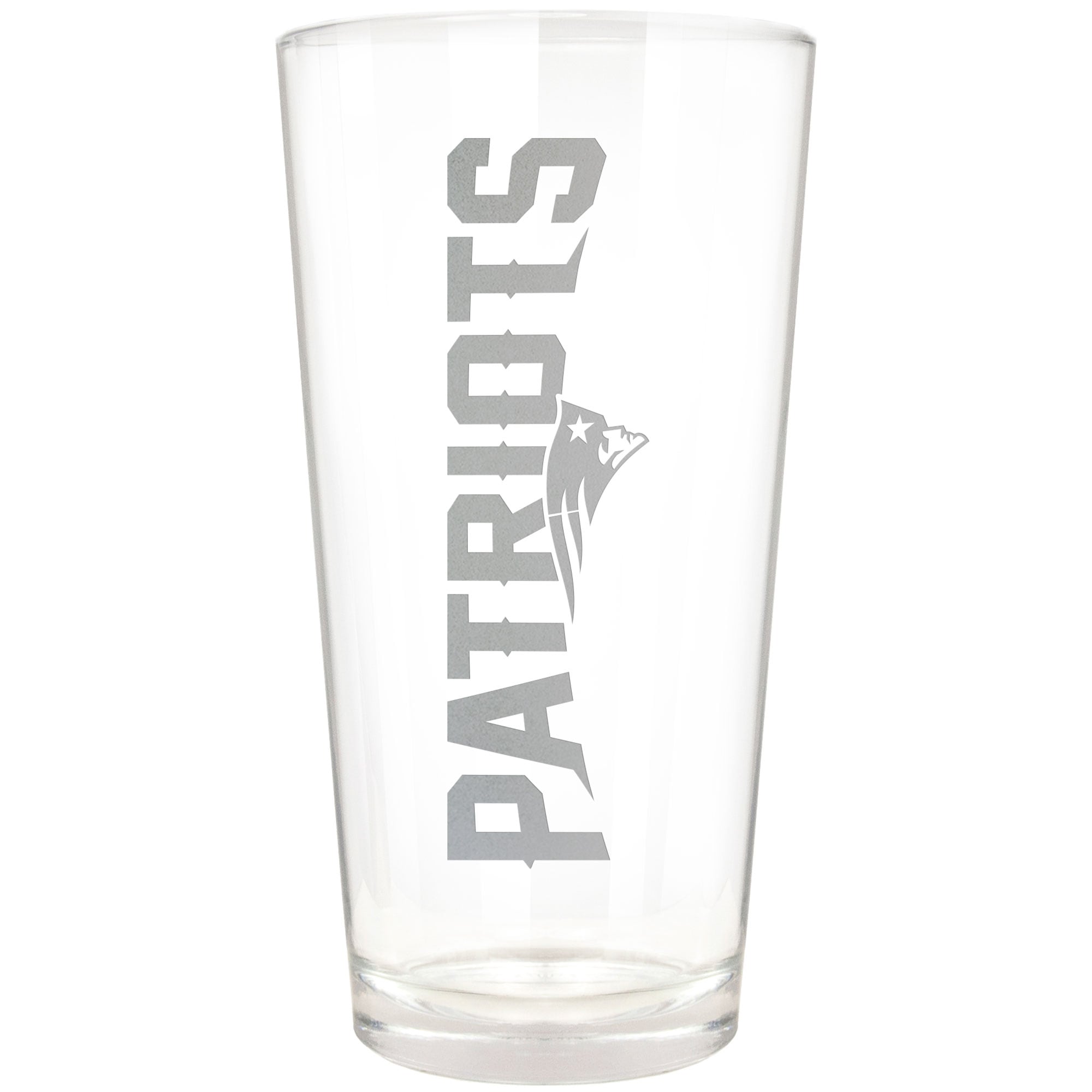 Front. Great American Products - Etched 16oz. Vertical Rally Cry Pint Glass - Multicolor.
