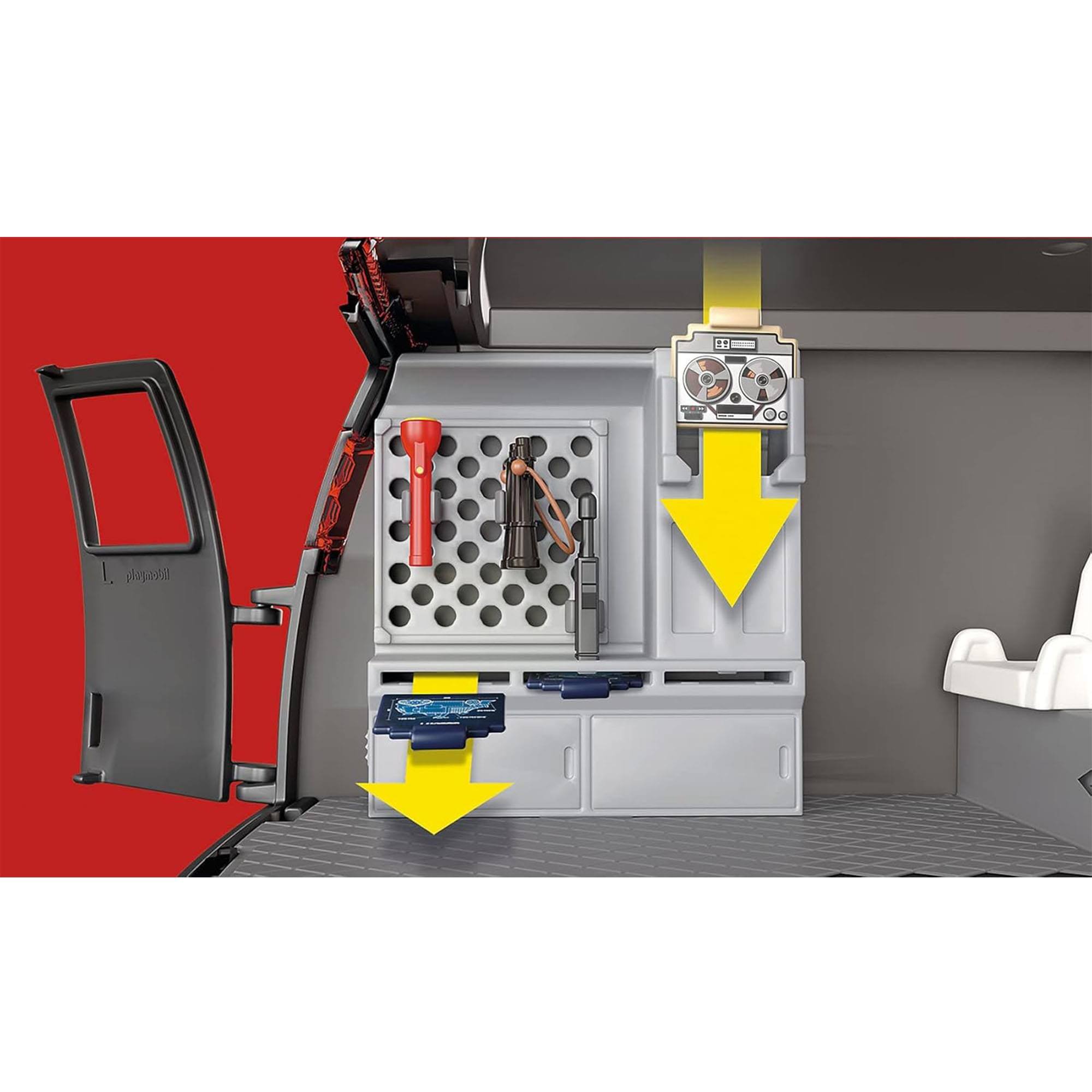 Alt View 4. Playmobil - Playmobil 70750 The A-Team Van 69 Piece Building Set - Multi.