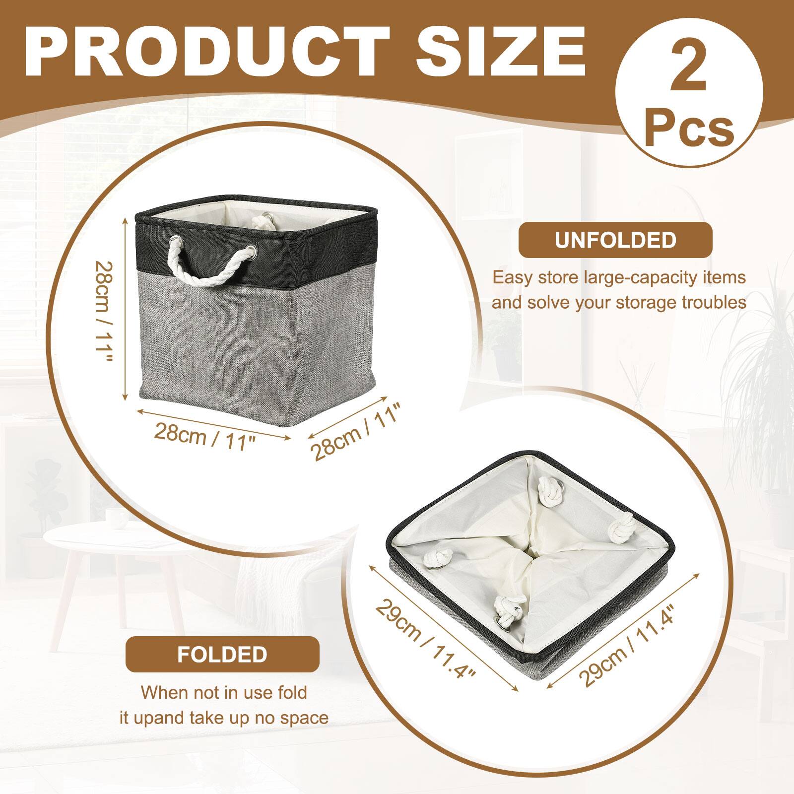 PRODUCT SIZE 2 Pcs

UNFOLDED
28cm / 11"

FOLDED
29cm / 11.4"