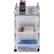Alt View 4. Costway - 3 Drawers Metal Rolling Storage Cart Scrapbook Supply & Paper Home Office - Clear.