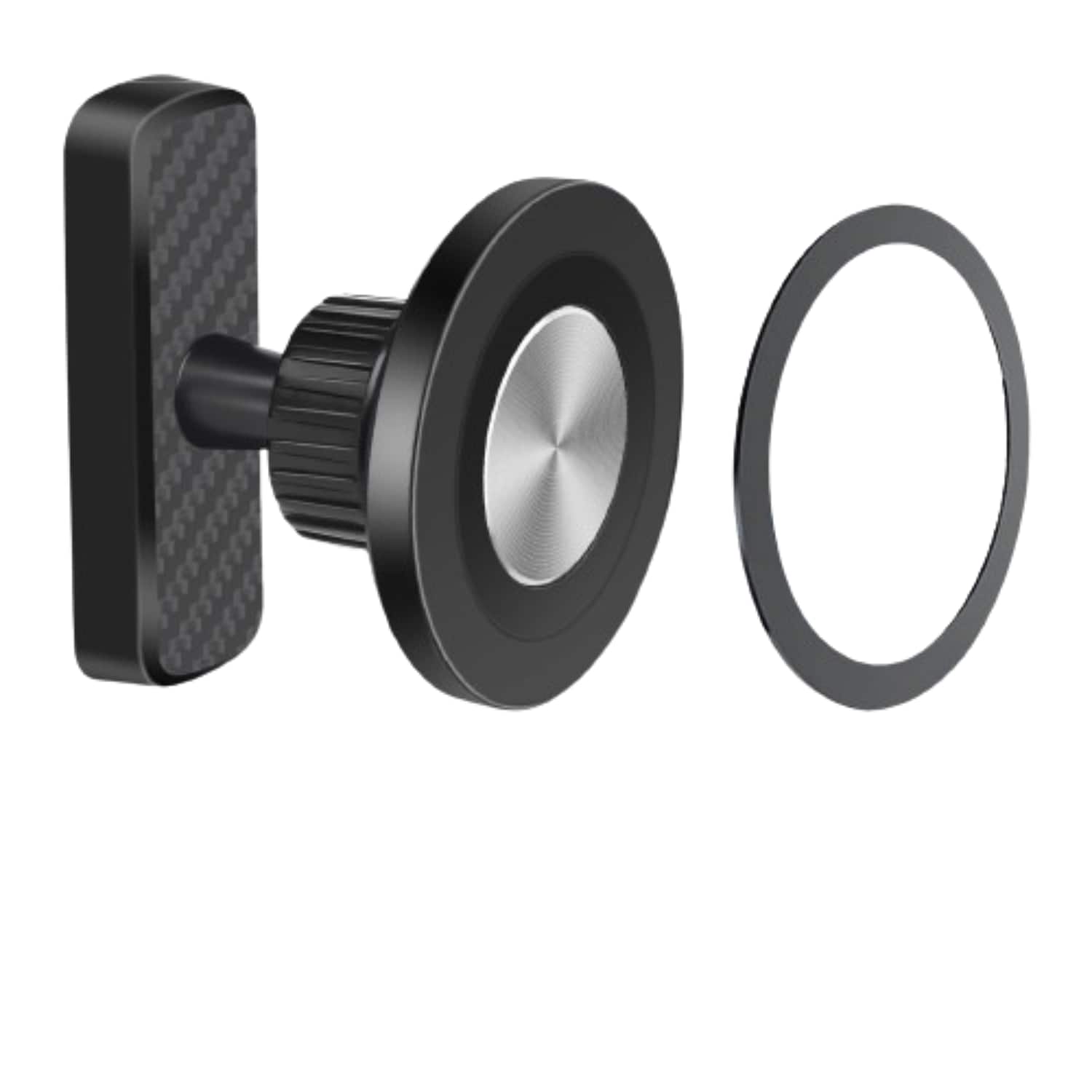 Front. Home Collection - Magnetic Phone Holder, MagSafe compatible, Gym Golf Cart Motorcycle - Black.