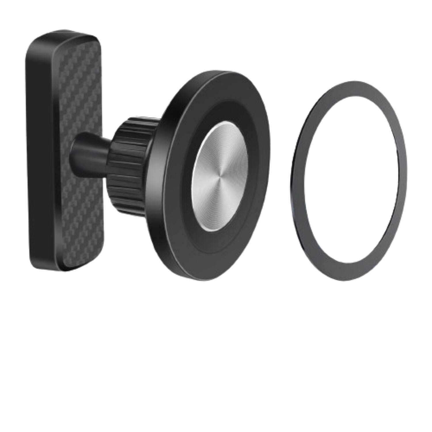 Front. Home Collection - Magnetic Phone Holder, MagSafe compatible, Gym Golf Cart Motorcycle - Black.