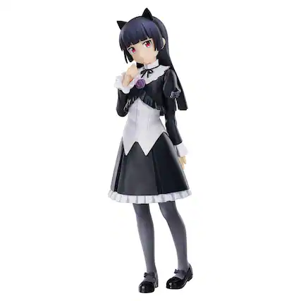 Front. Good Smile Company - Oreimo Pop Up Parade PVC Figure | Kuroneko - Black.