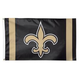 WinCraft - New Orleans Saints 3' x 5' Vertical Stripes Deluxe Single-Sided Flag - Multicolor