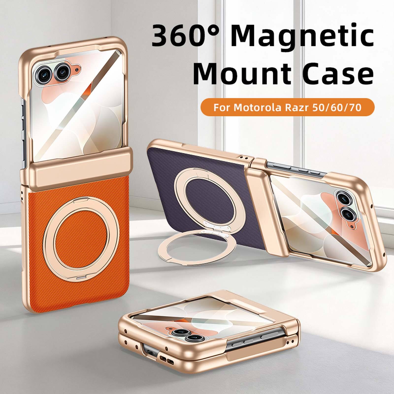 360° Magnetic Mount Case For Motorola Razr 50/60/70