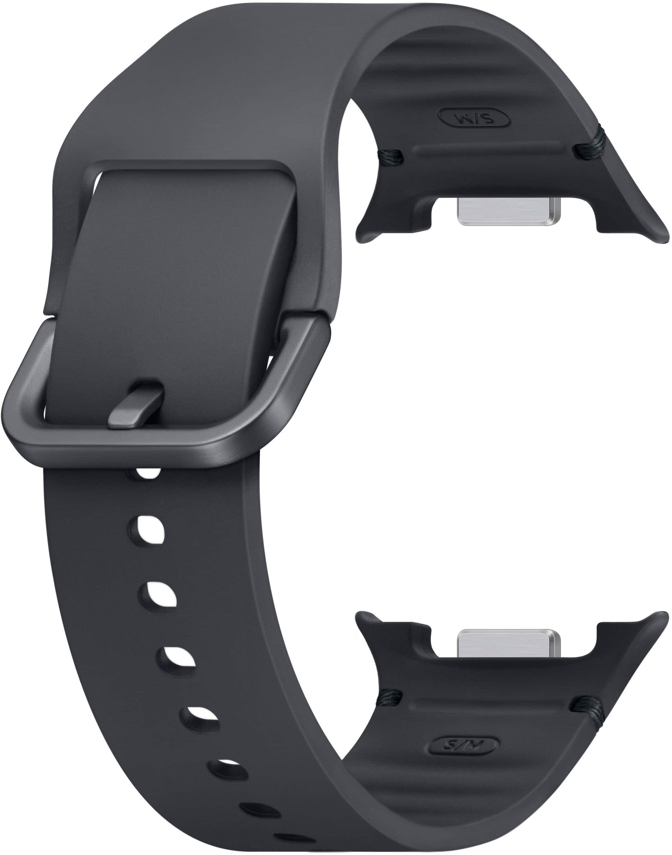 Samsung - Sport Band for Galaxy Watch8 and Galaxy Watch8 Classic S/M - Graphite - Front_Zoom
